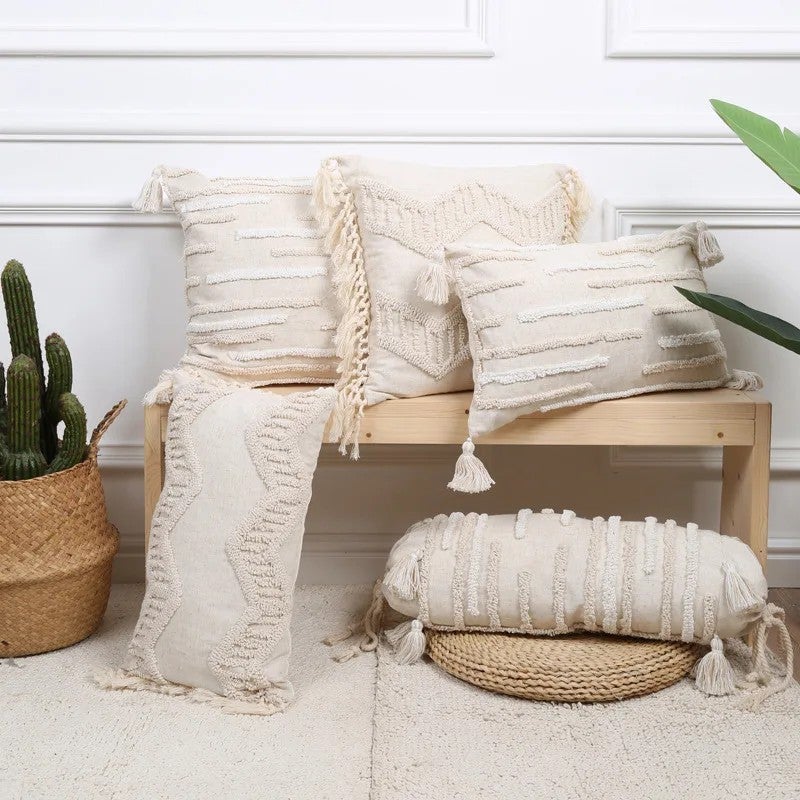 Y&D Premium Quality Comfortable Macrame Cushion Cover Pillow Cases for Home Decoration - Image 2